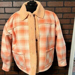 NWT Ivy Jane Fleece lined jacket with elbow patches.  size Sm.